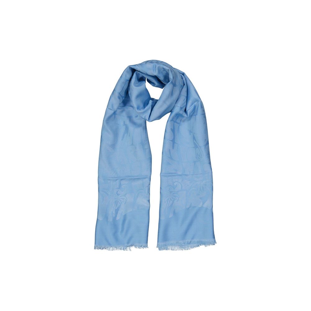 Lanvin Blue Silk Women's Scarf