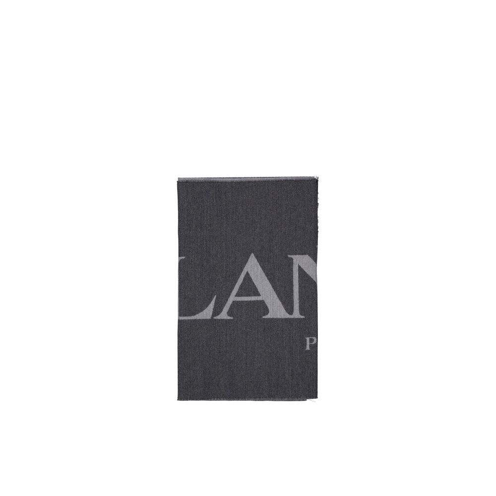Lanvin Gray Silk Women's Scarf