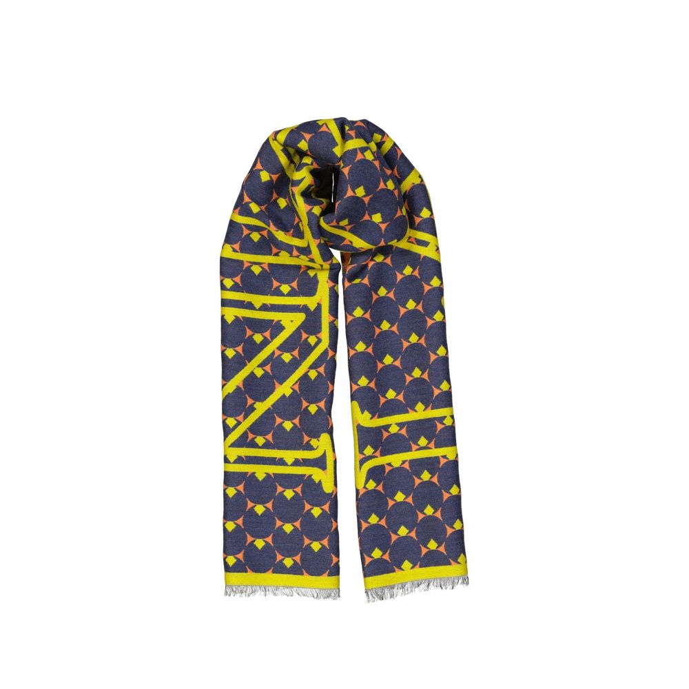 Lanvin Blue Silk Women's Scarf