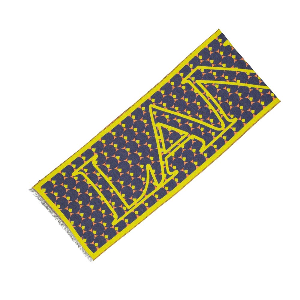 Lanvin Blue Silk Women's Scarf
