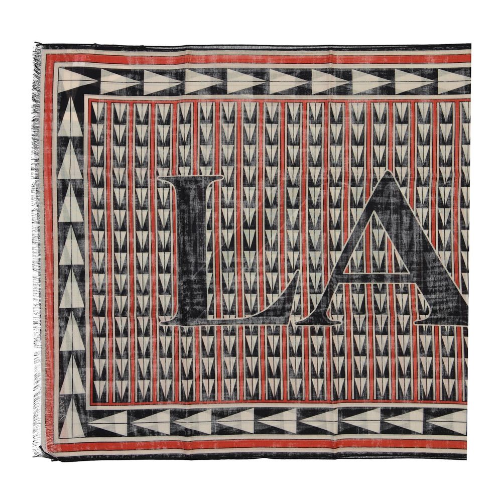 Lanvin Black Wool Women's Scarf