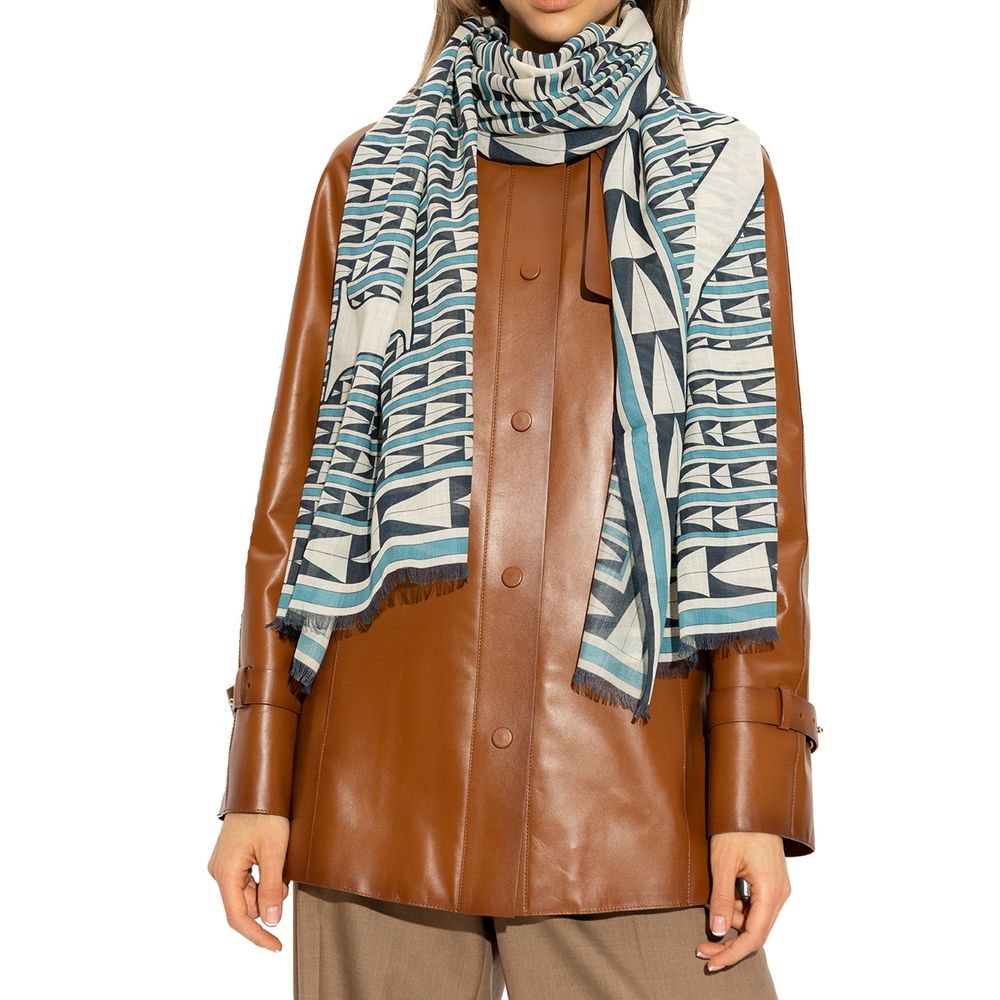 Lanvin Blue Wool Women's Scarf