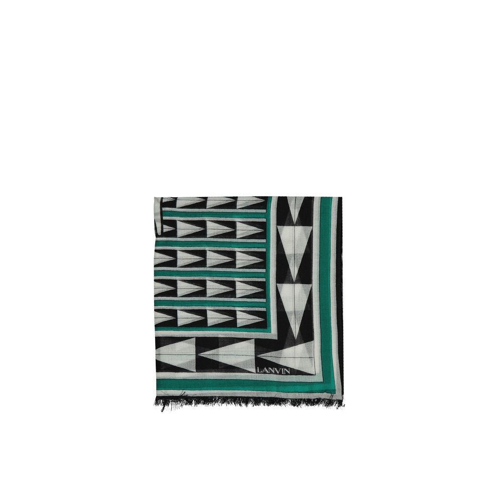 Lanvin Bicolor Wool Women's Scarf