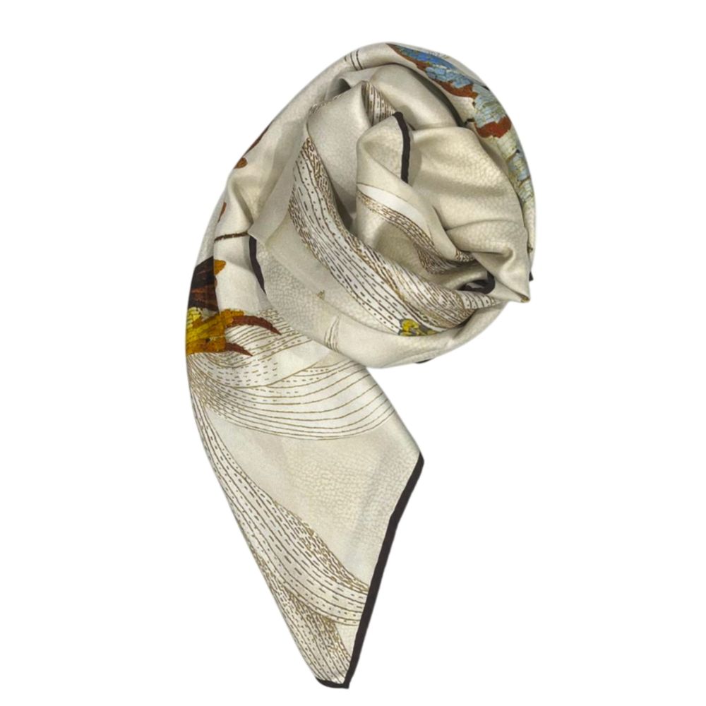 Borbonese White Silk Women Women's Scarf