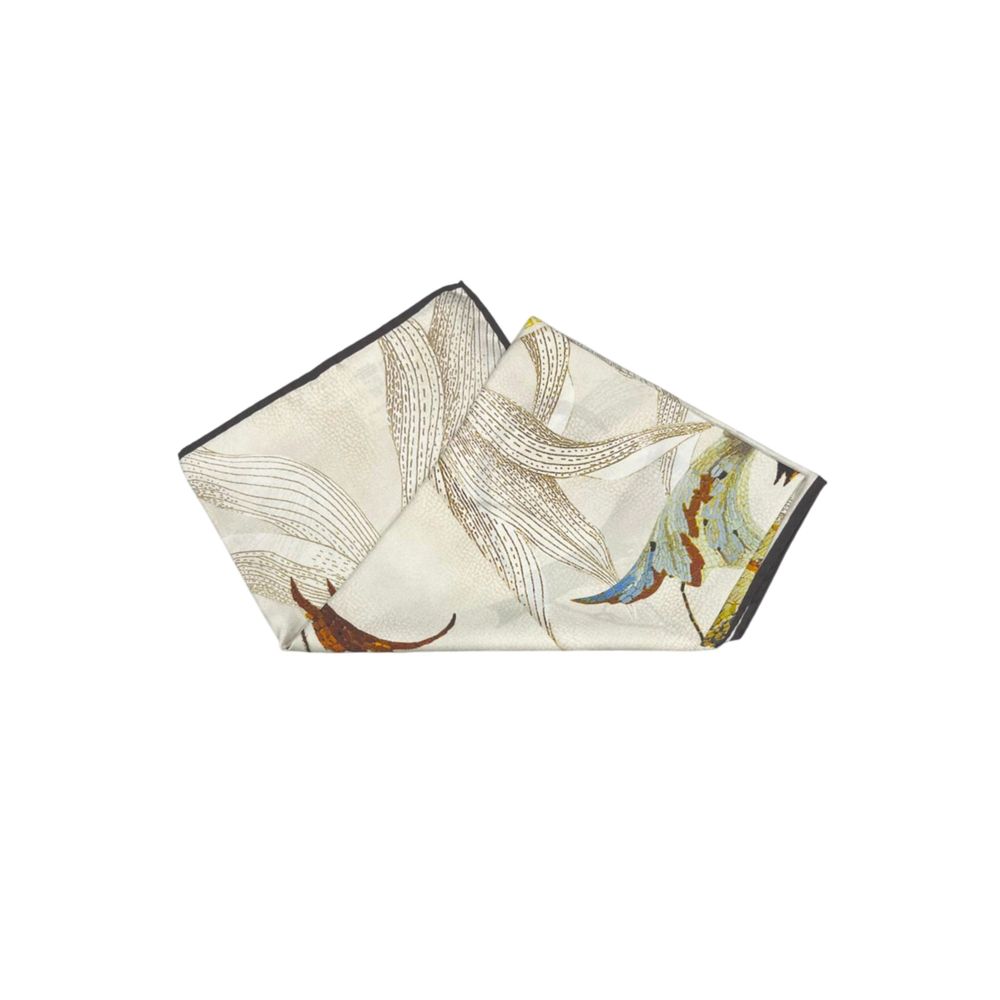 Borbonese White Silk Women Women's Scarf