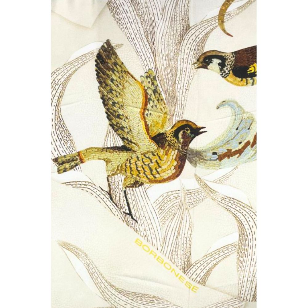 Borbonese White Silk Women Women's Scarf
