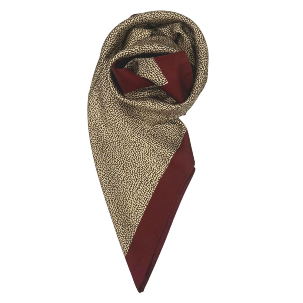 Borbonese Red Silk Women Women's Scarf
