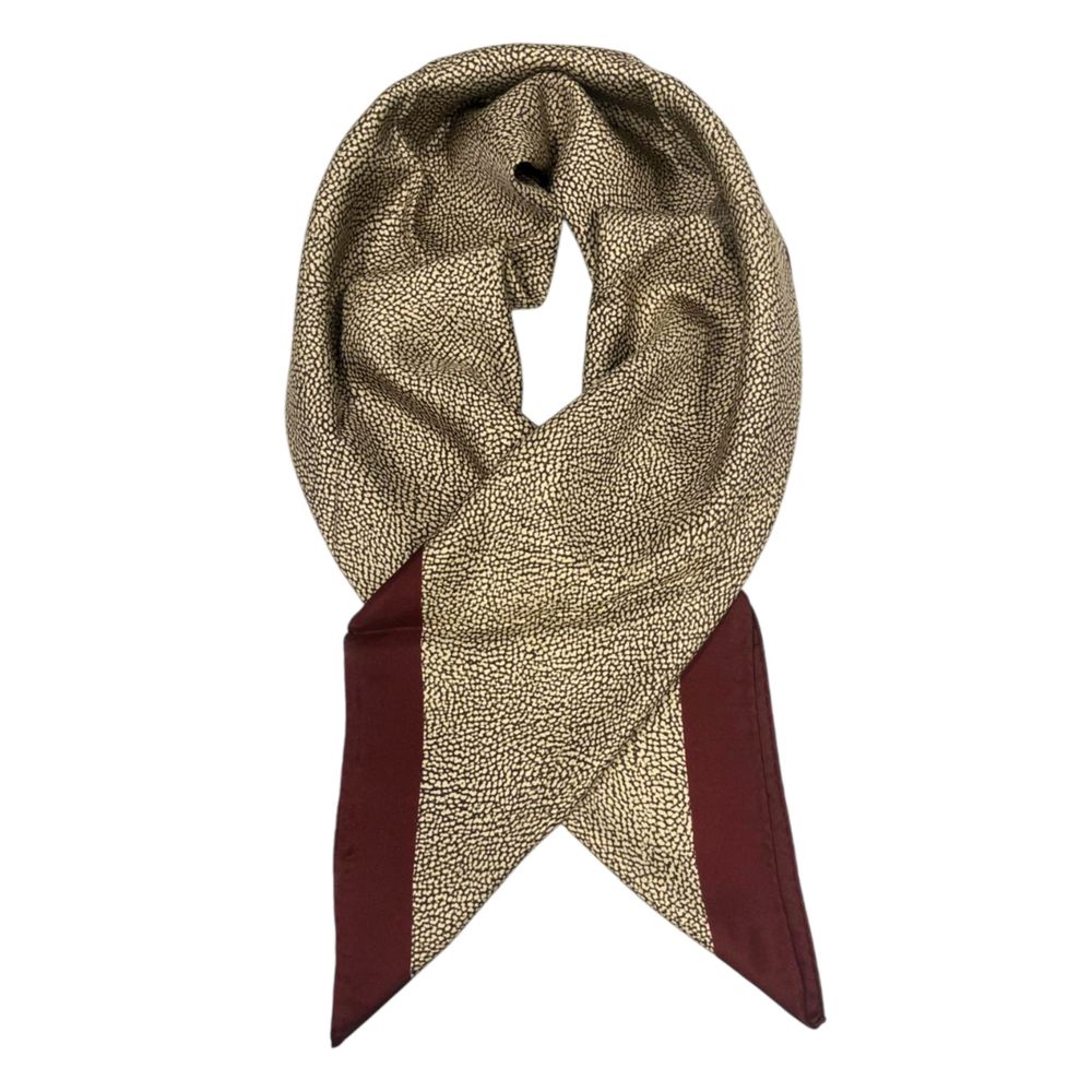 Borbonese Red Silk Women Women's Scarf
