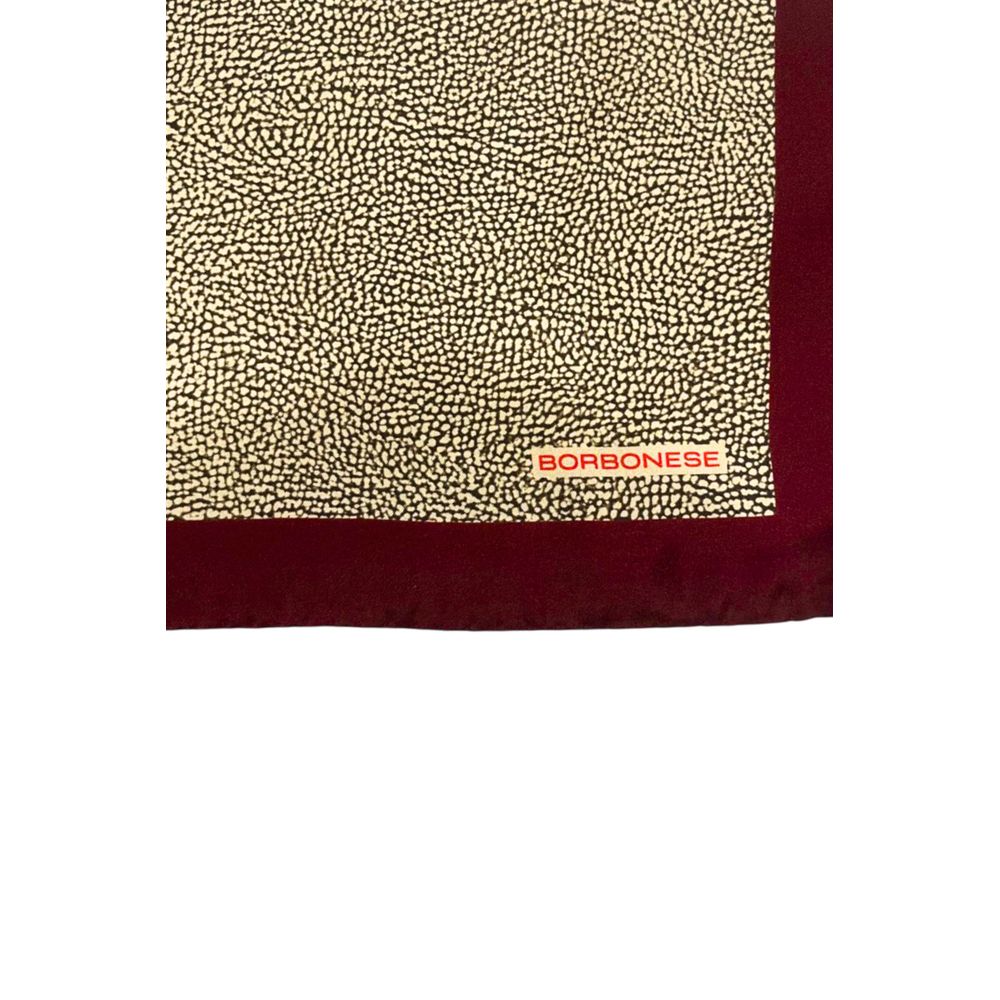 Borbonese Red Silk Women Women's Scarf