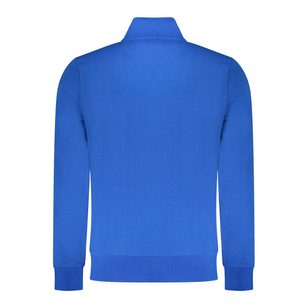 North Sails Blue Cotton Men Men's Sweatshirt