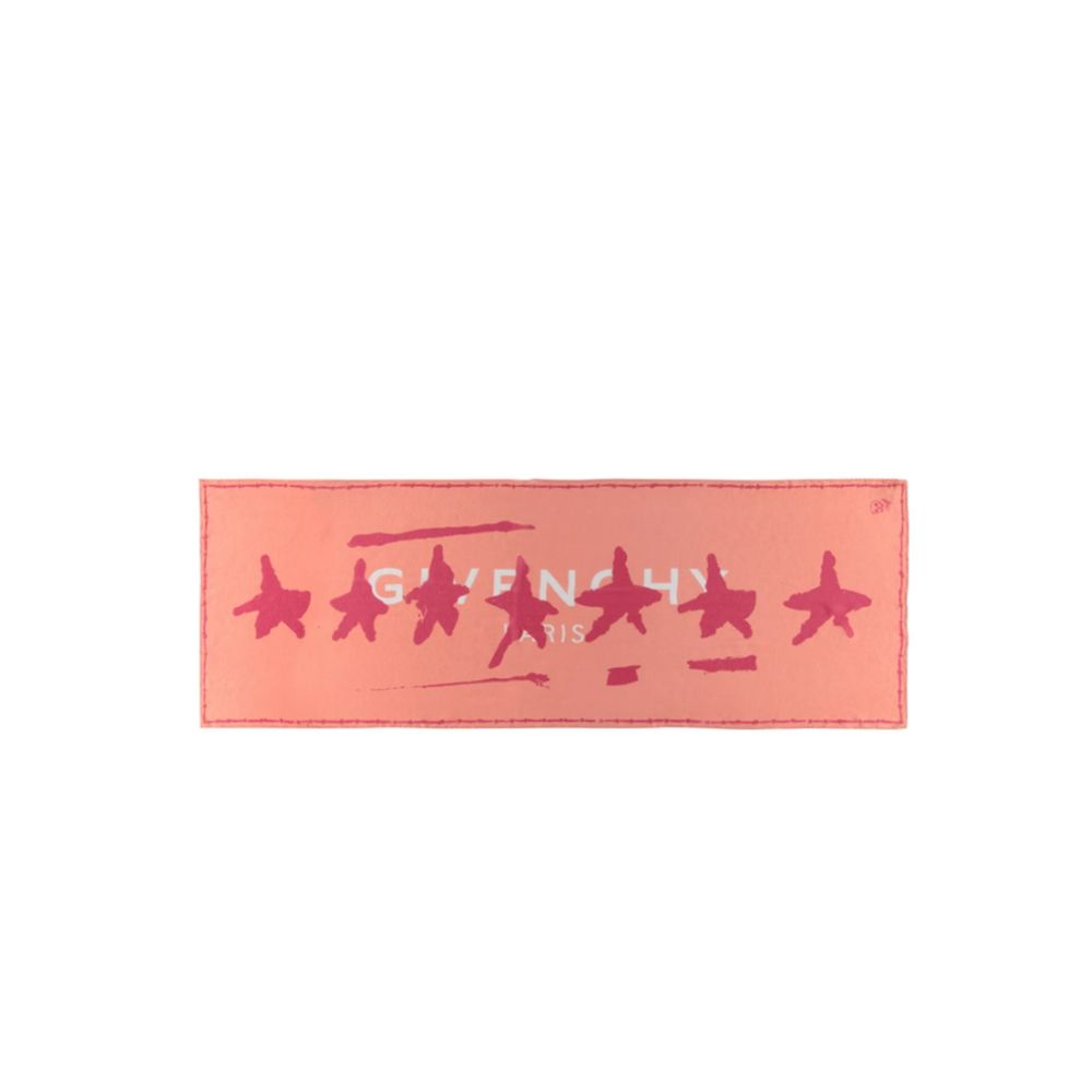 Givenchy Orange Silk Men's Scarf
