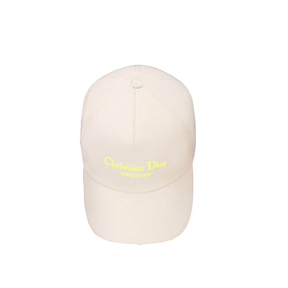 Dior Beige Cotton Cap (Baseball Men's Hat)