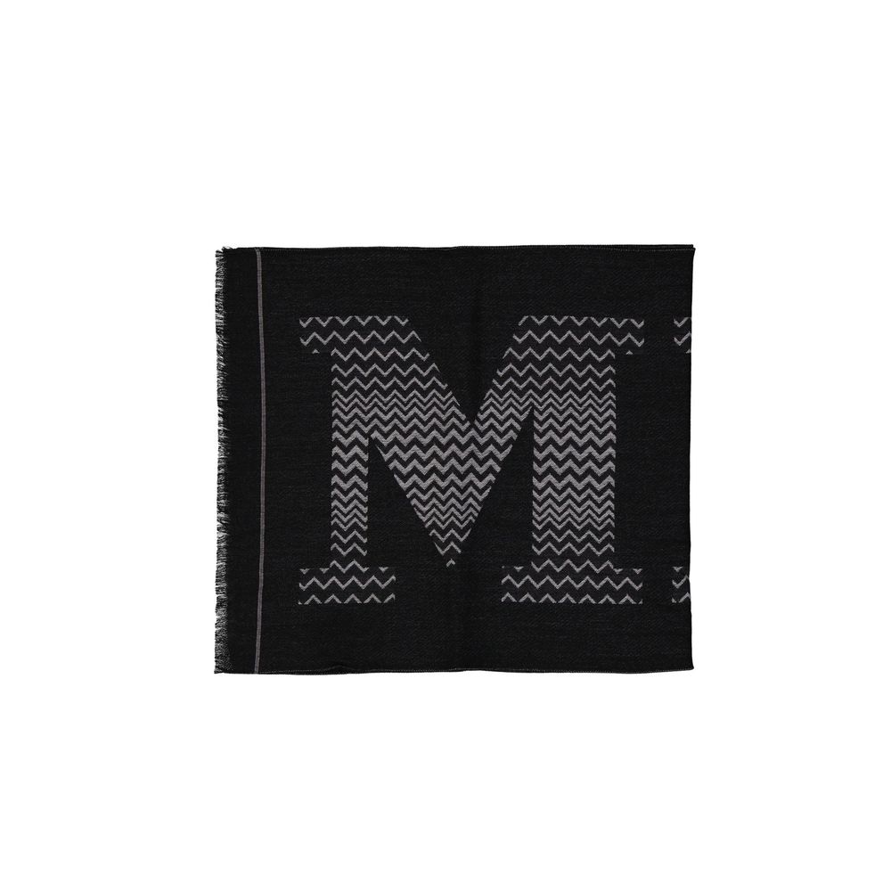 Missoni Black Virgin Wool Women's Scarf