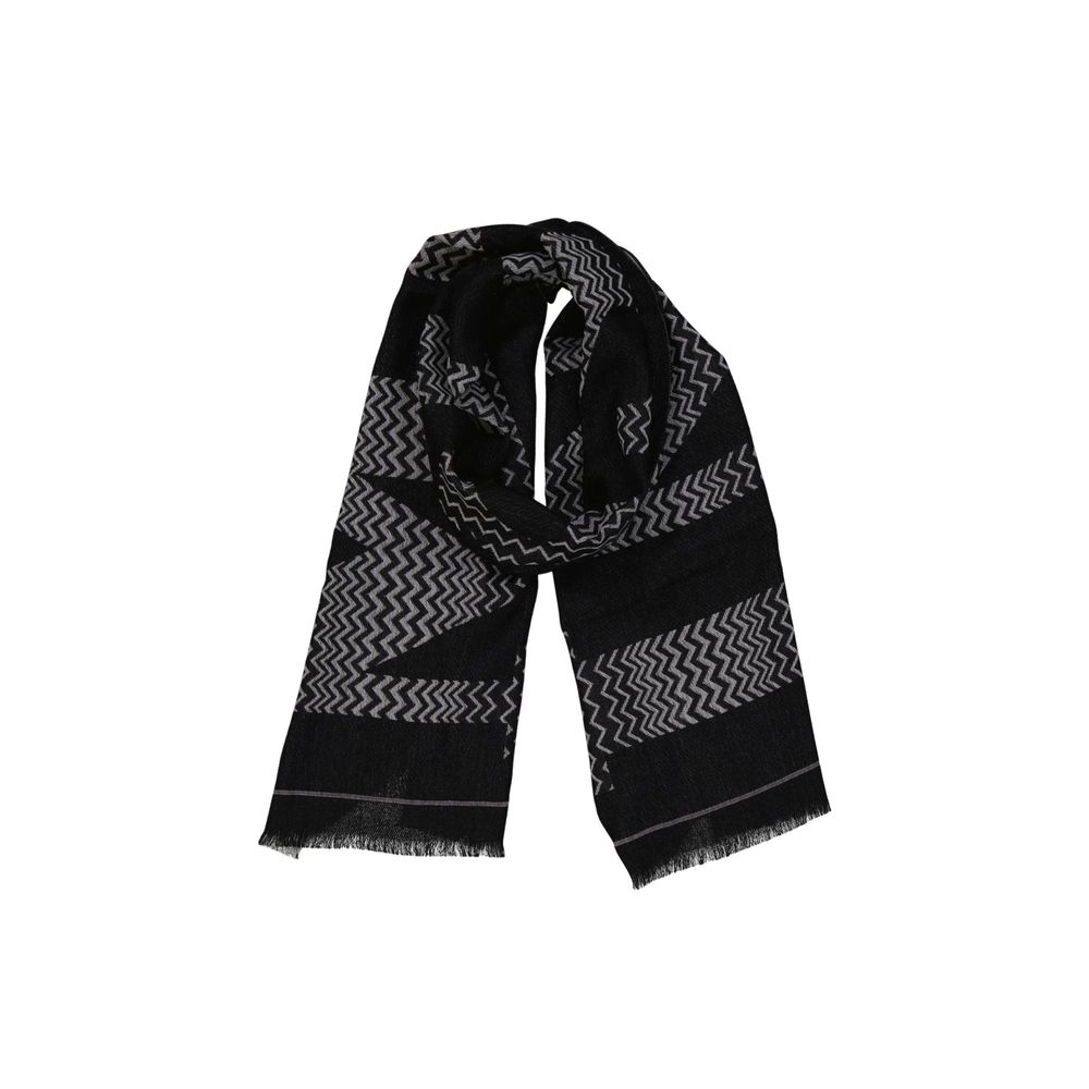 Missoni Black Virgin Wool Women's Scarf