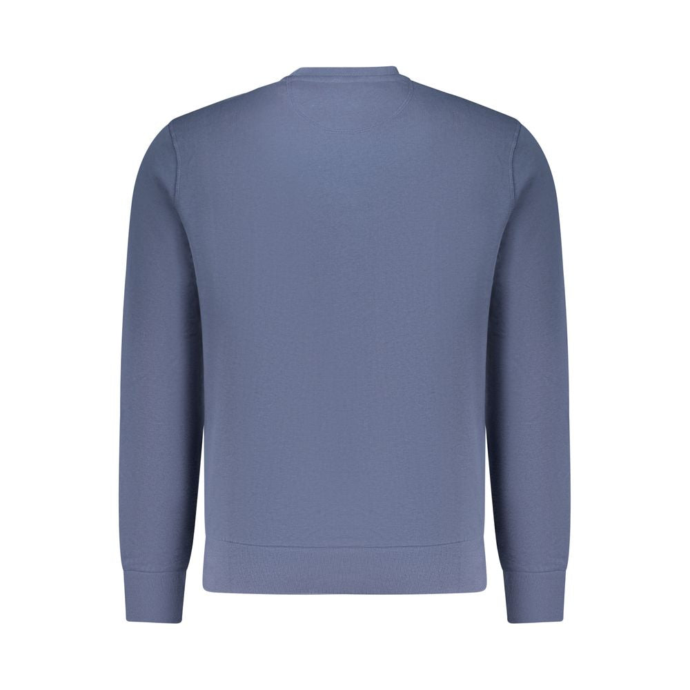 North Sails Blue Cotton Men Men's Sweatshirt