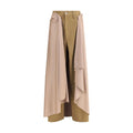 MARBELL Beige Wool Athletic Women's Pants
