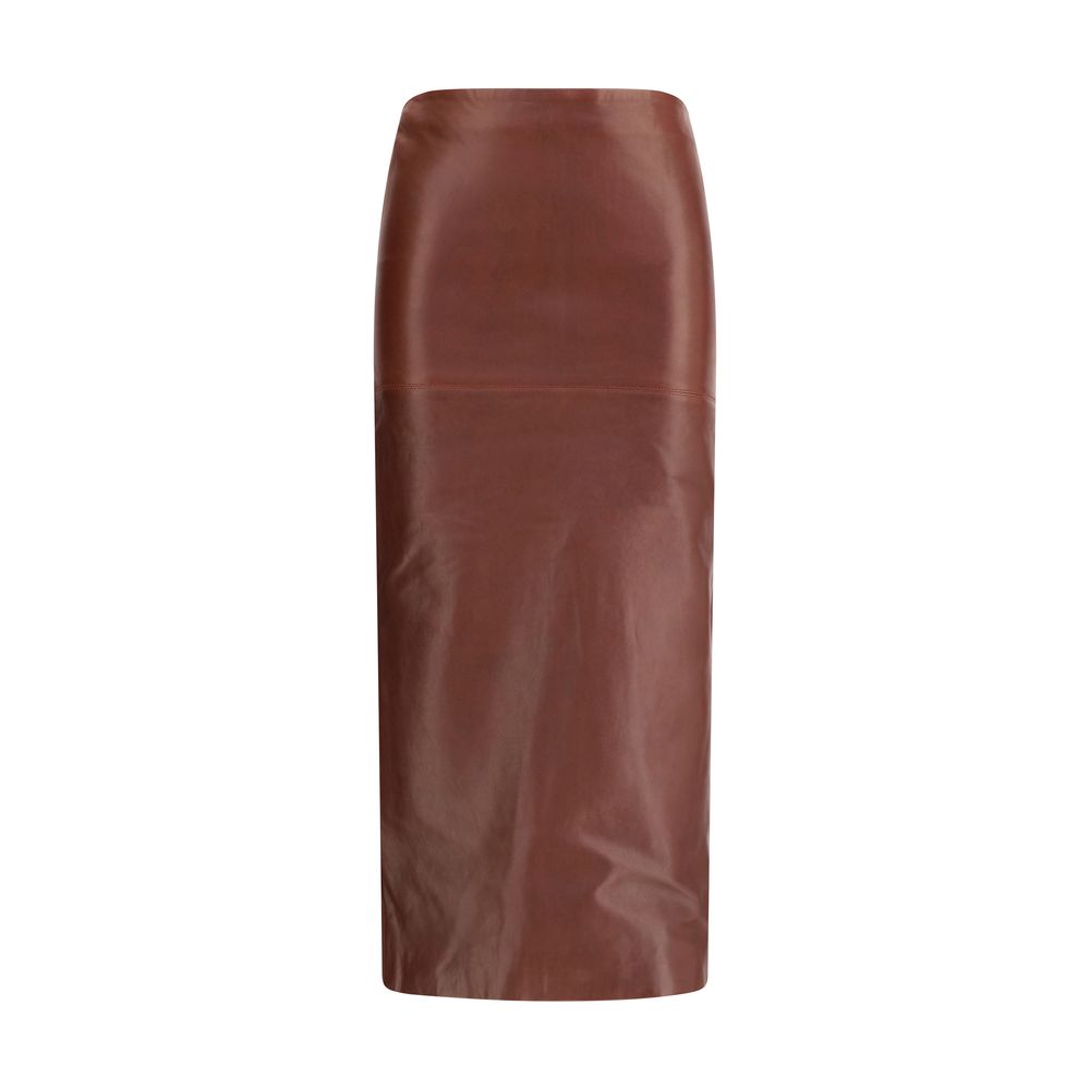 Petar Petrov Brown Lamb Ovis Aries Aries Women's Skirt