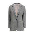 Forte_Forte Multicolor Fleece Wool Women's Coat