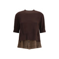 Sacai Blue Cotton Women's Sweatshirt