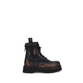 R13 Brown Rubber Lace-Up Women's Boots