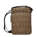 Versace Beige Fabric Shoulder Men's Bag
