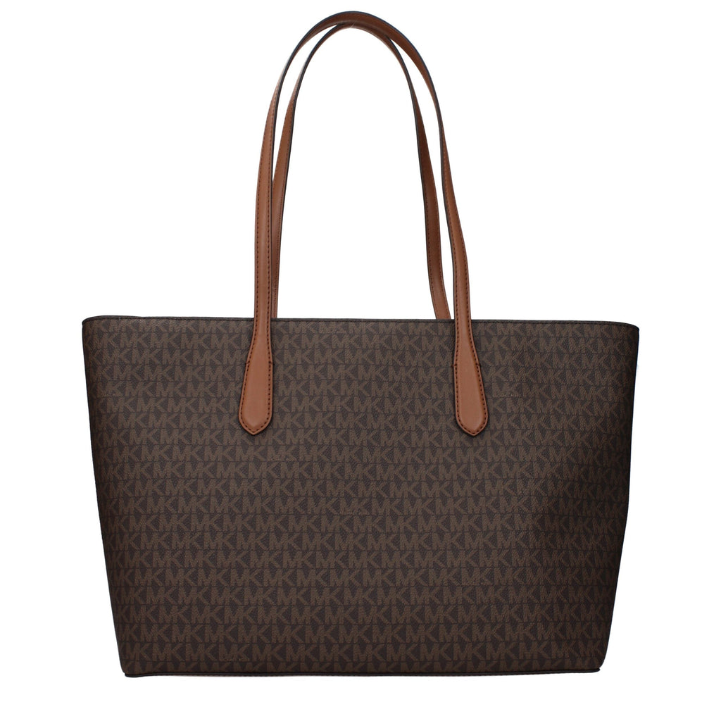 Michael Kors Brown Fabric Shoulder Women's Bag