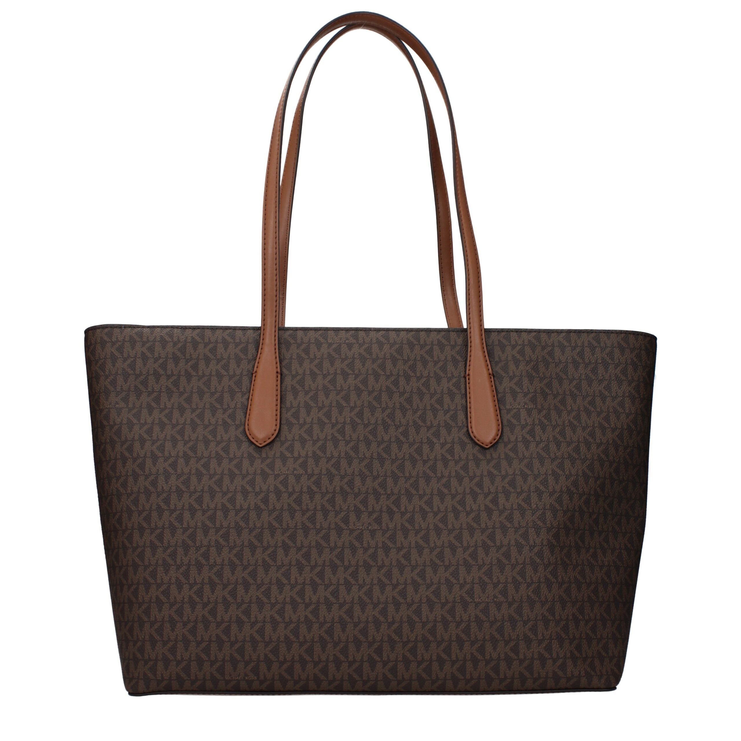 Michael Kors Brown Fabric Shoulder Women's Bag