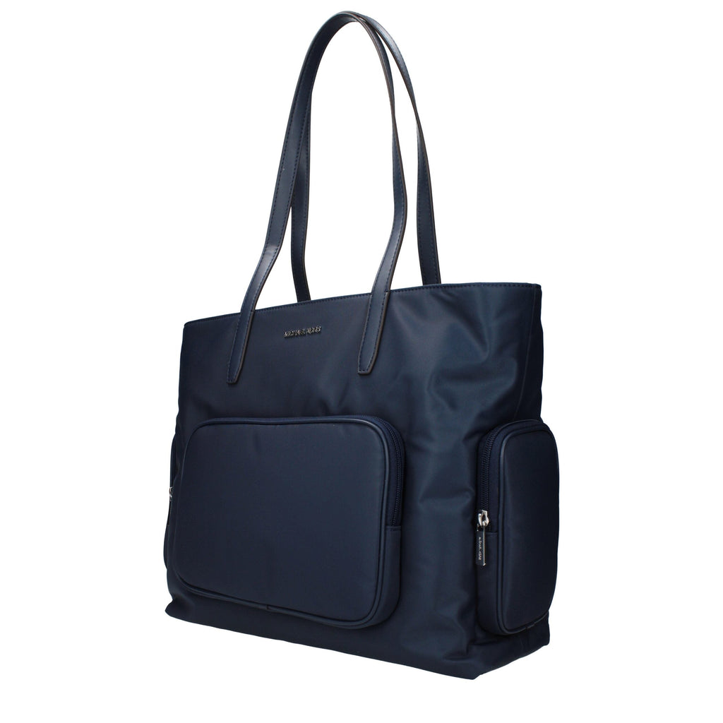 Michael Kors Blue Fabric Shoulder Women's Bag
