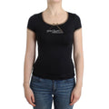 Roberto Cavalli Black Elastane Women's Top