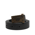 Dolce & Gabbana Black Leather Regular Men's Belt