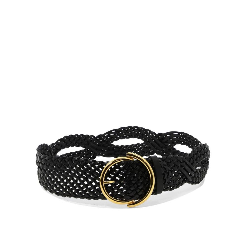 Etro Black Leather Regular Women's Belt