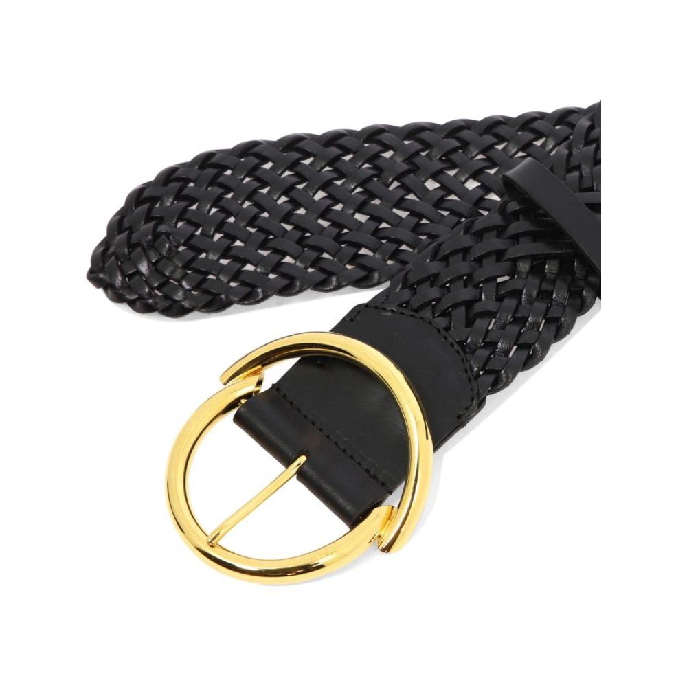 Etro Black Leather Regular Women's Belt