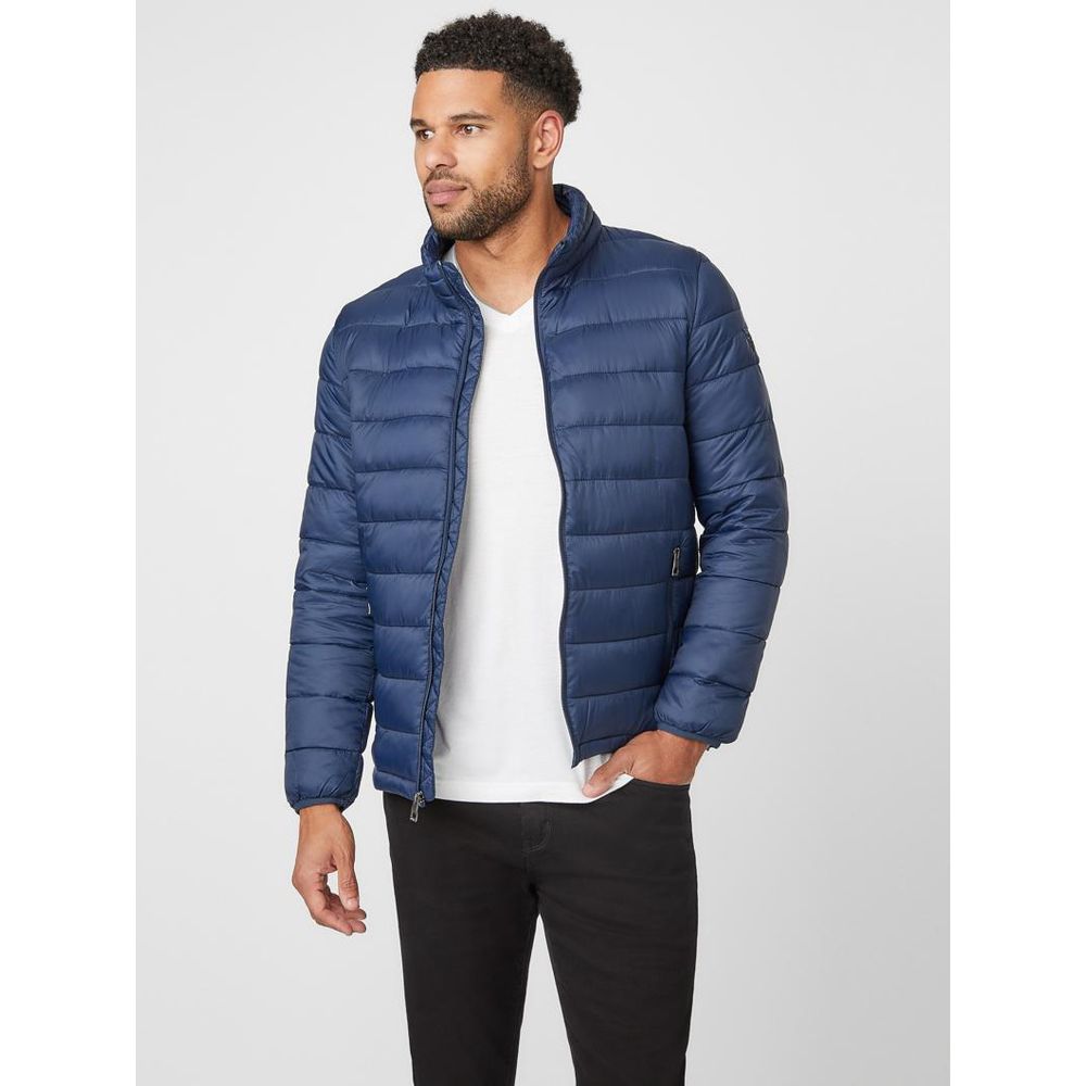 Guess Blue Polyamide Men's Parka