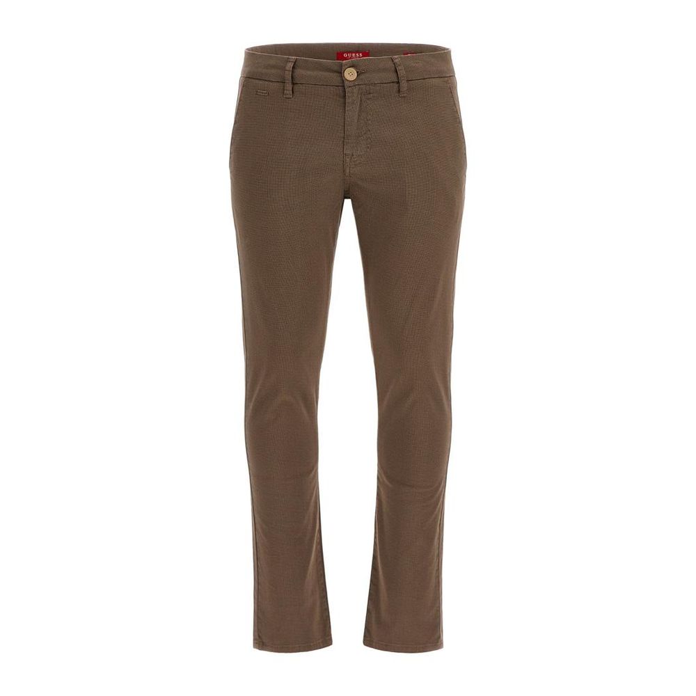 Guess Yellow Cotton Casual Men's Pants