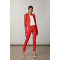 Patrizia Pepe Red Cotton Casual Women's Pants