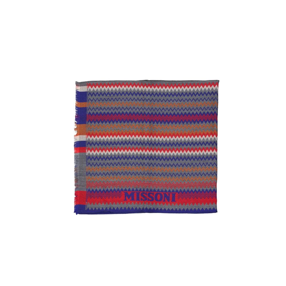 Missoni Blue Wool Women's Scarf