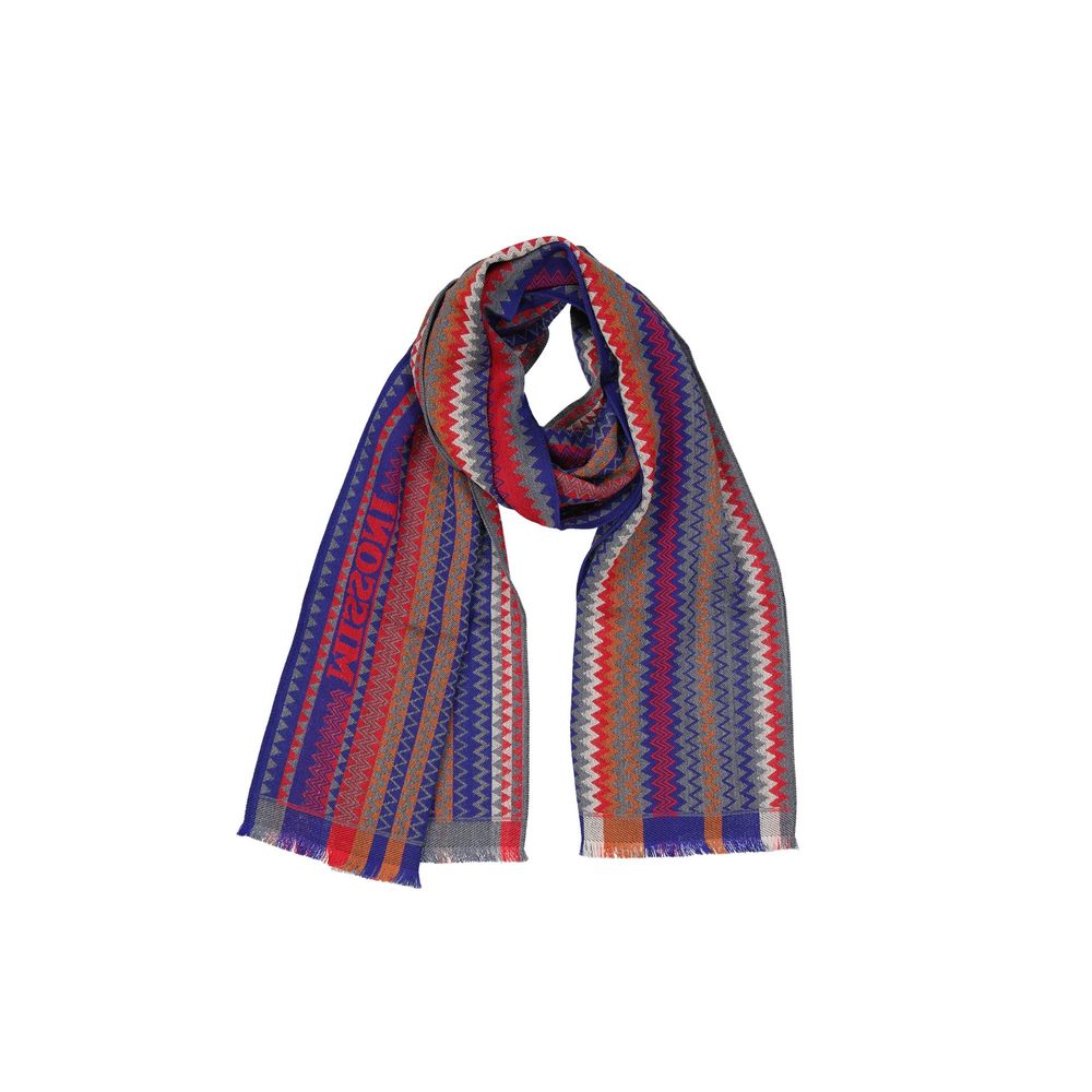 Missoni Blue Wool Women's Scarf