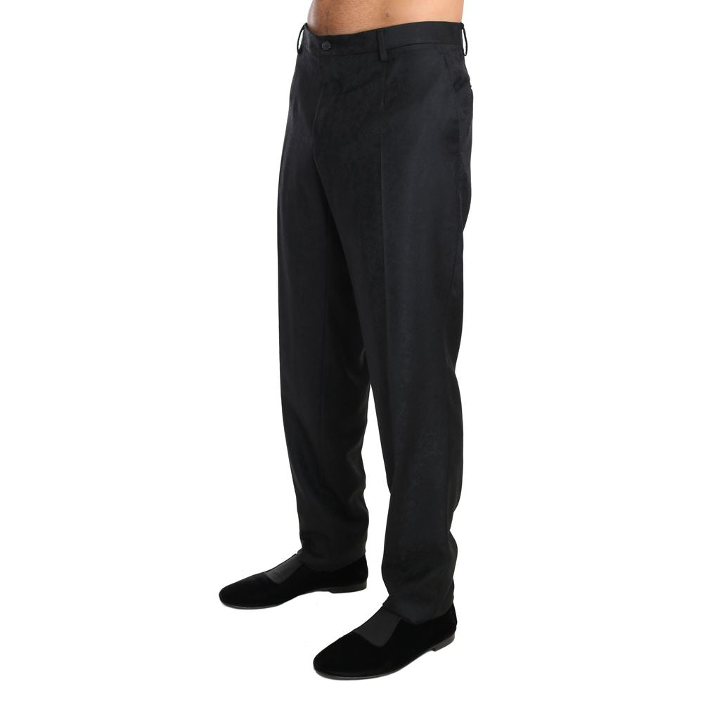 Dolce & Gabbana Gray Cotton Dress Men's Pants