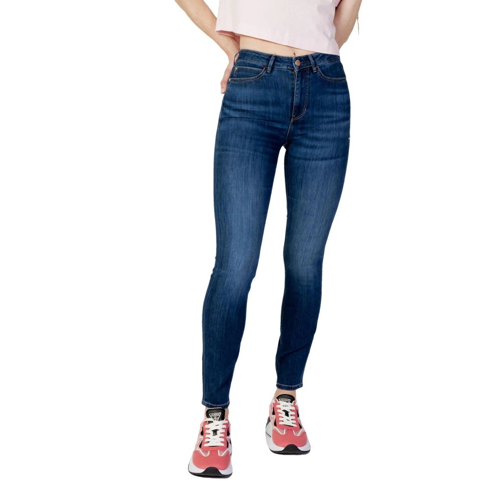 Guess Blue Cotton Skinny Women's Jeans