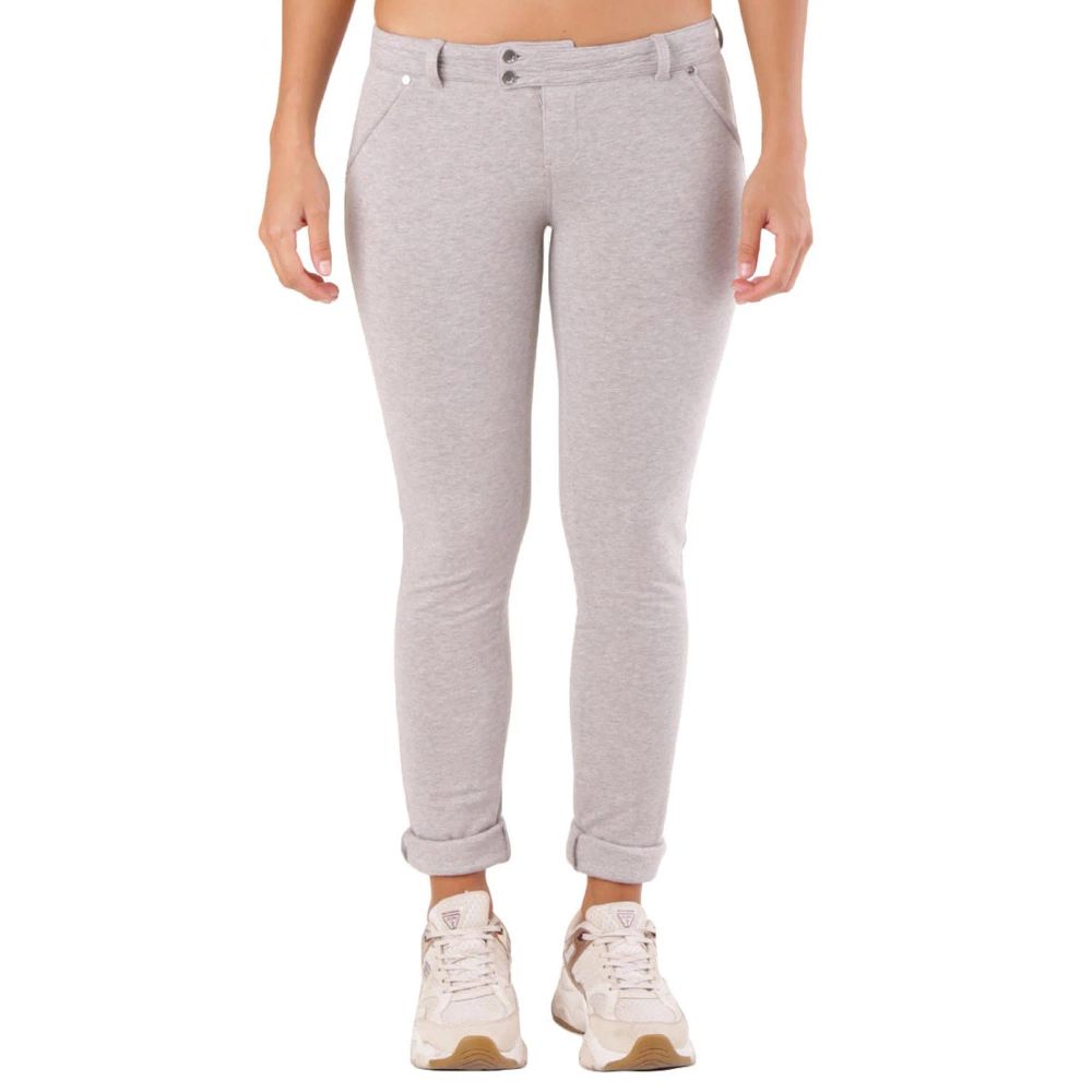 Met Gray Cotton Skinny Women's Pants