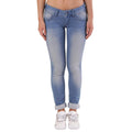 Met Blue Cotton Skinny Women's Jeans