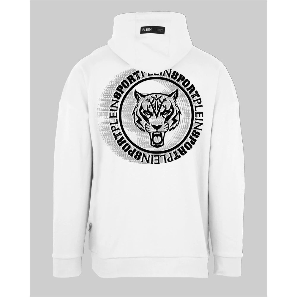 Plein Sport White Cotton Men's Sweatshirt