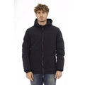 Baldinini Trend Blue Polyester Shell Men's Jacket