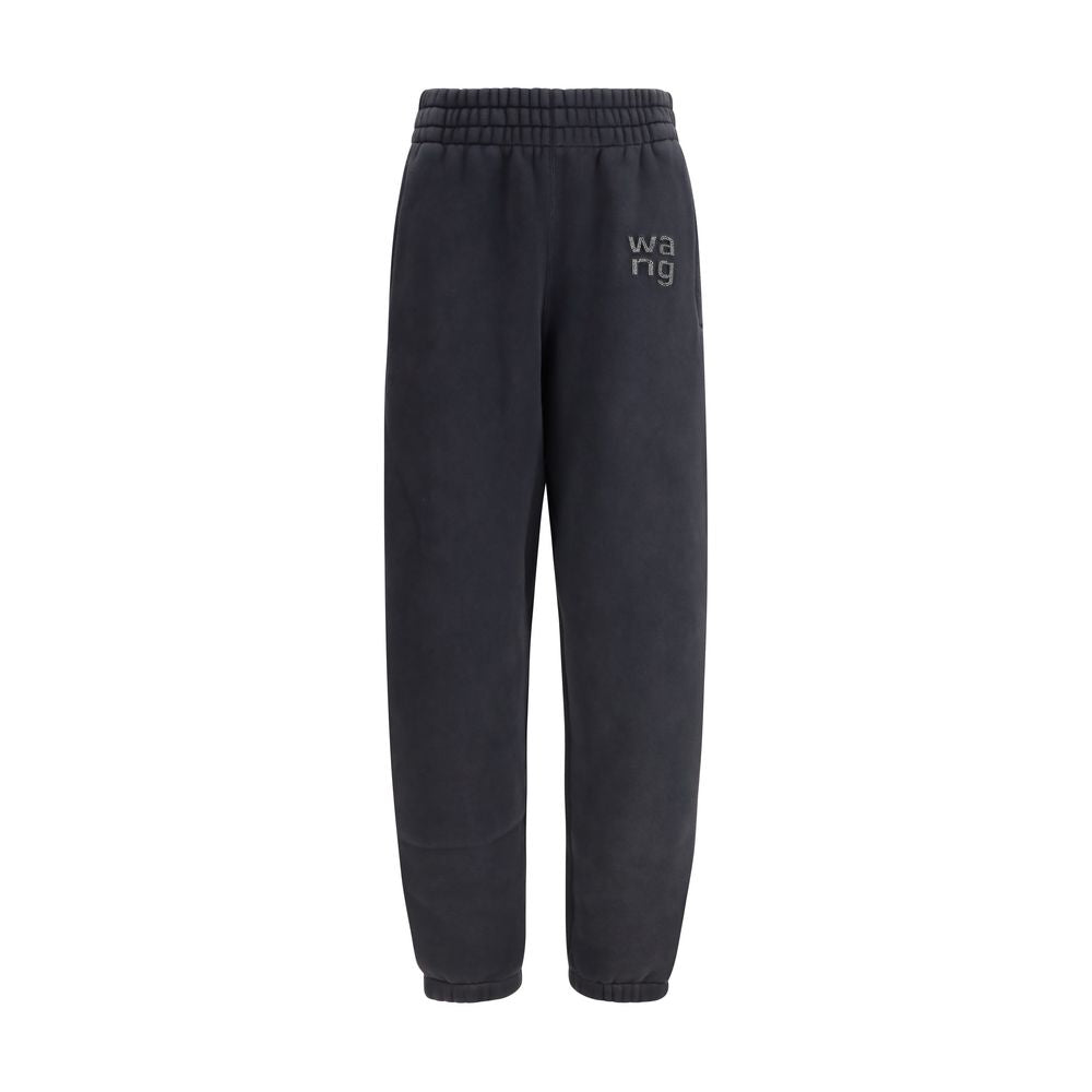 Alexander Wang Black Cotton Joggers (Workout Women's Pants)