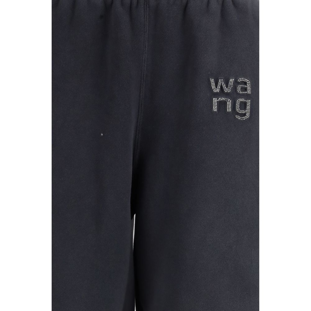 Alexander Wang Black Cotton Joggers (Workout Women's Pants)
