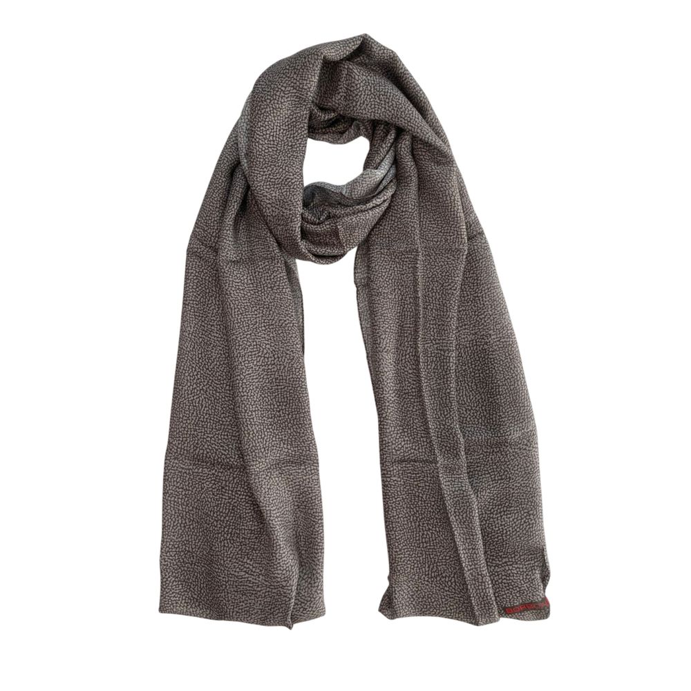 Borbonese Grey Modal Women Women's Scarf