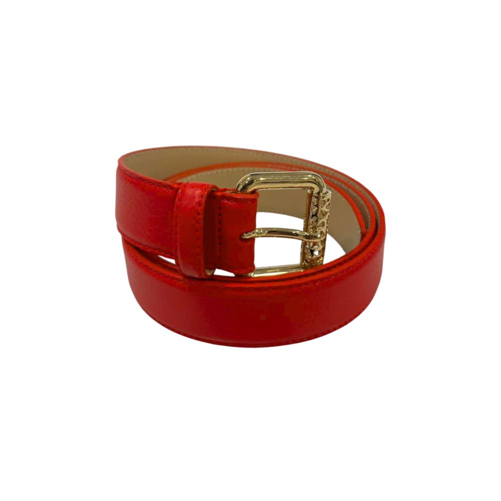 Borbonese Red Leather Women Women's Belt
