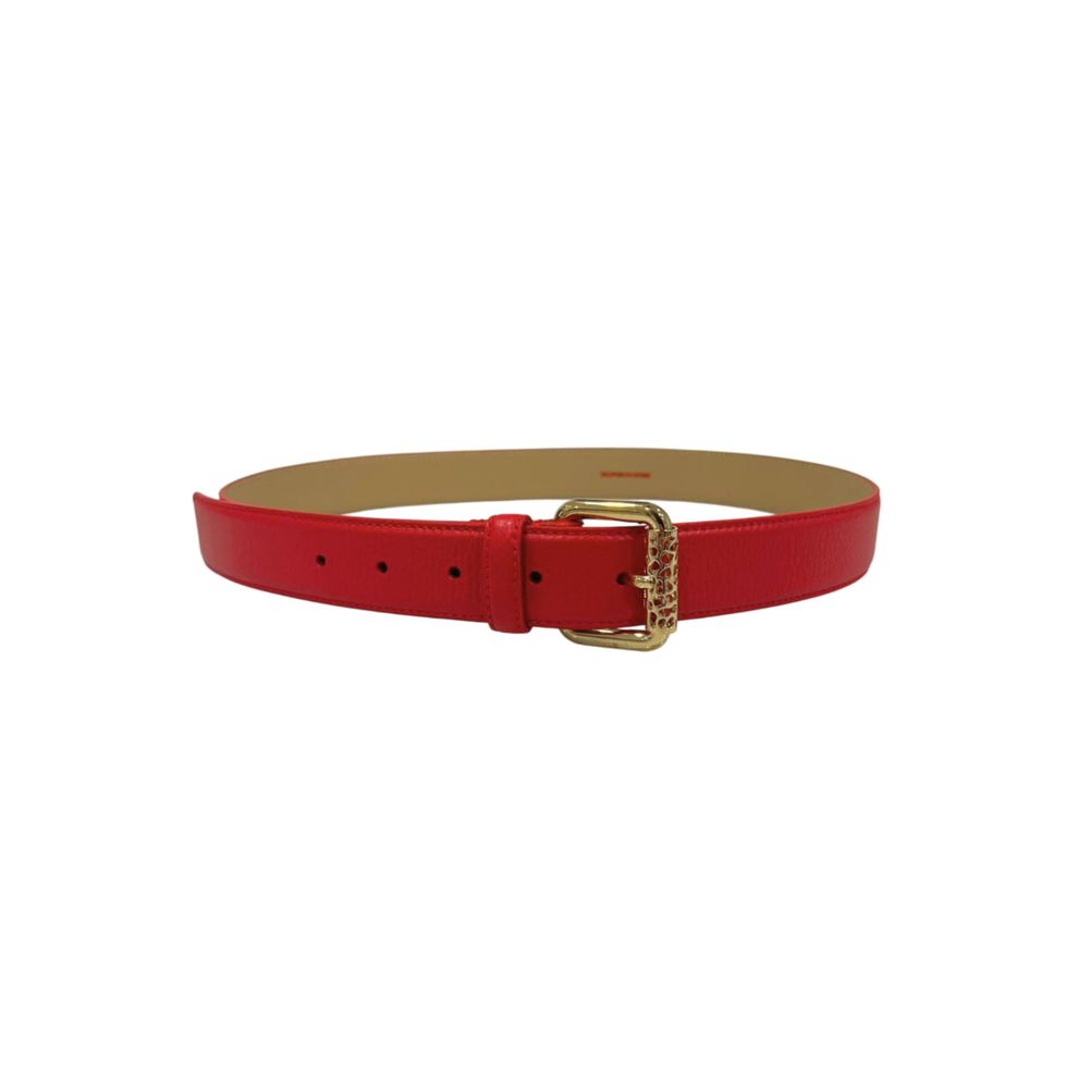 Borbonese Red Leather Women Women's Belt