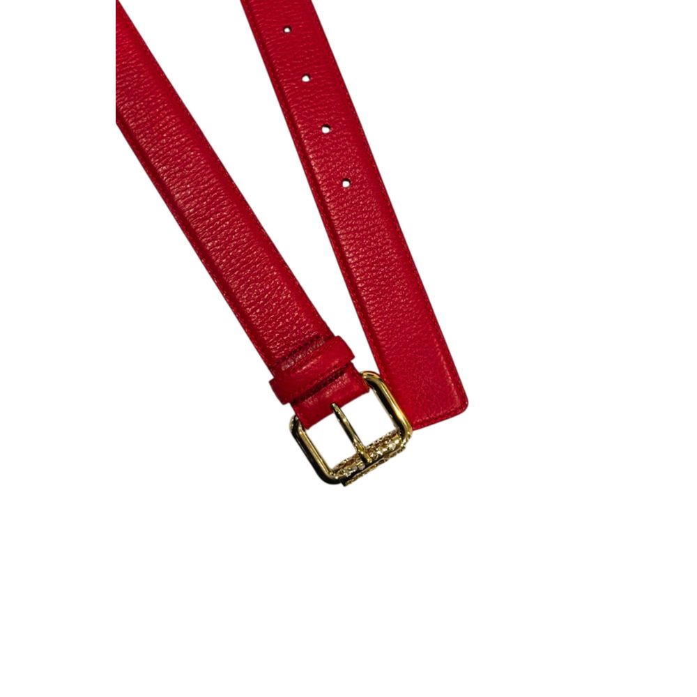 Borbonese Red Leather Women Women's Belt