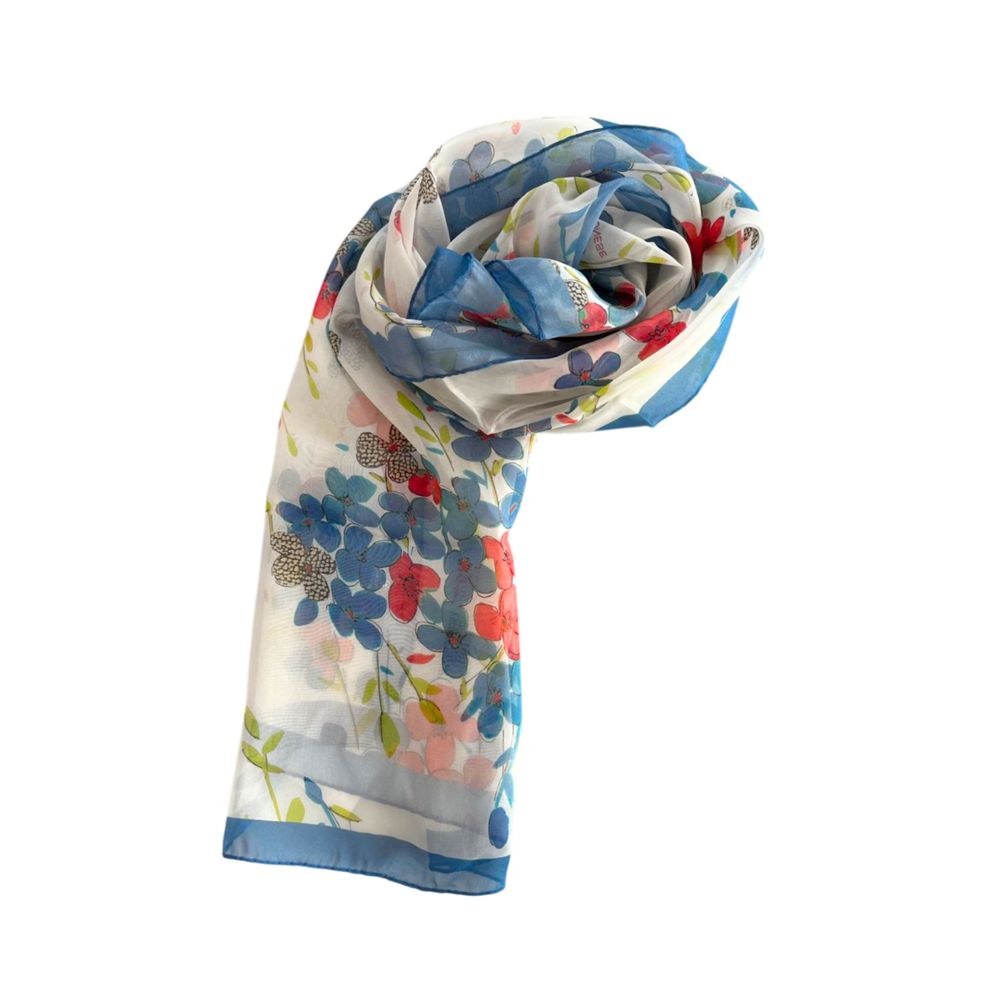 Borbonese White Silk Women Women's Scarf